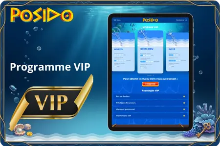 Posido Casino programme VIP