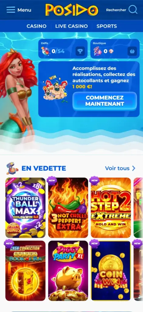 Posido Casino site officiel